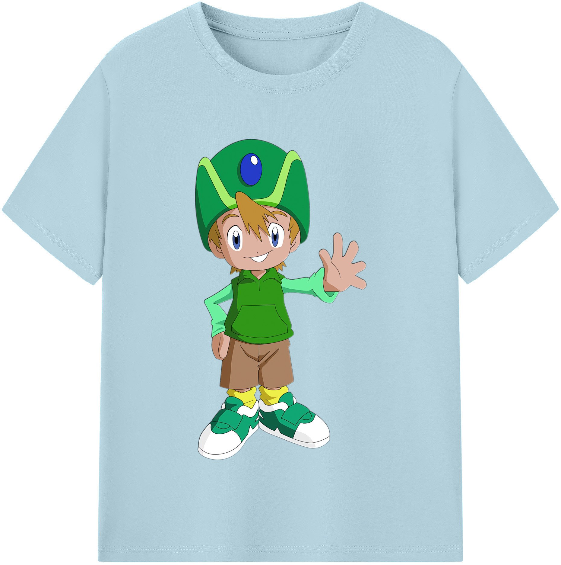 （画像用） Digimon デジタルモンスター/デジモン 綿100％半袖Tシャツ（フロントプリント）